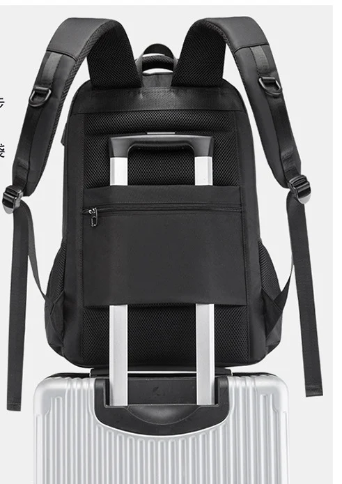 Waterproof Backpack Men Large Capacity Laptop Bags Usb - Image 4