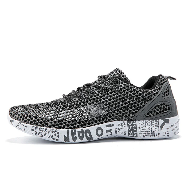 Casual Men's Shoes Breathable Sneakers Match Hollow - Image 2