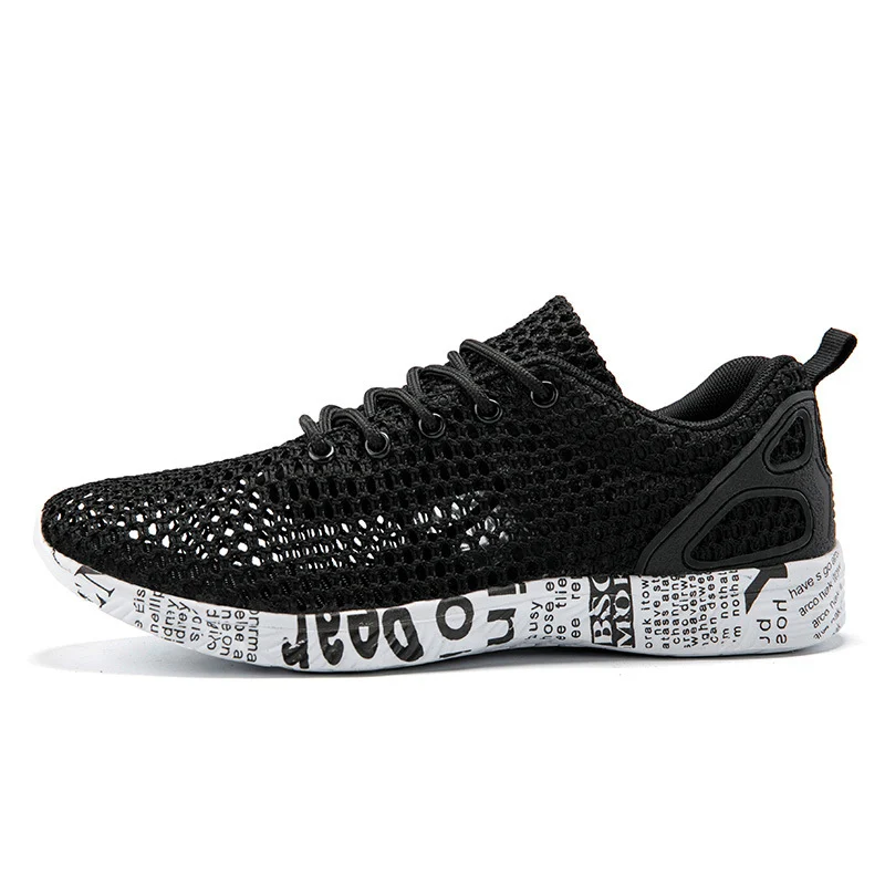 Casual Men's Shoes Breathable Sneakers Match Hollow - Image 6