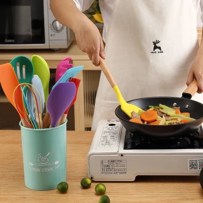 Silicone Kitchenware Cooking Utensils Set Heat - Image 4
