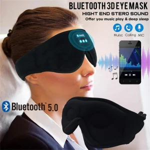 Wireless Bluetooth Stereo Music Eye Mask - Blackout