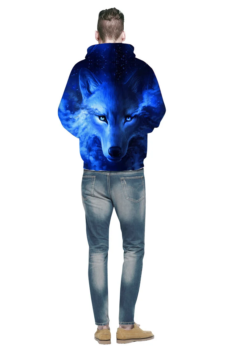 3D Digital Printing Hoodie Men Hoodie Men's Sweater - Image 4