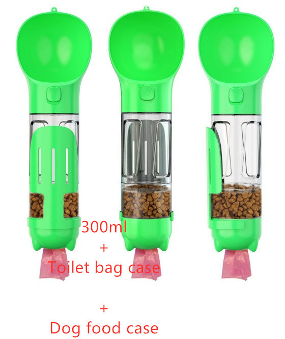 3-in-1 Portable Dog Water Bottle with Food Bowl & Bag Holder - Image 4