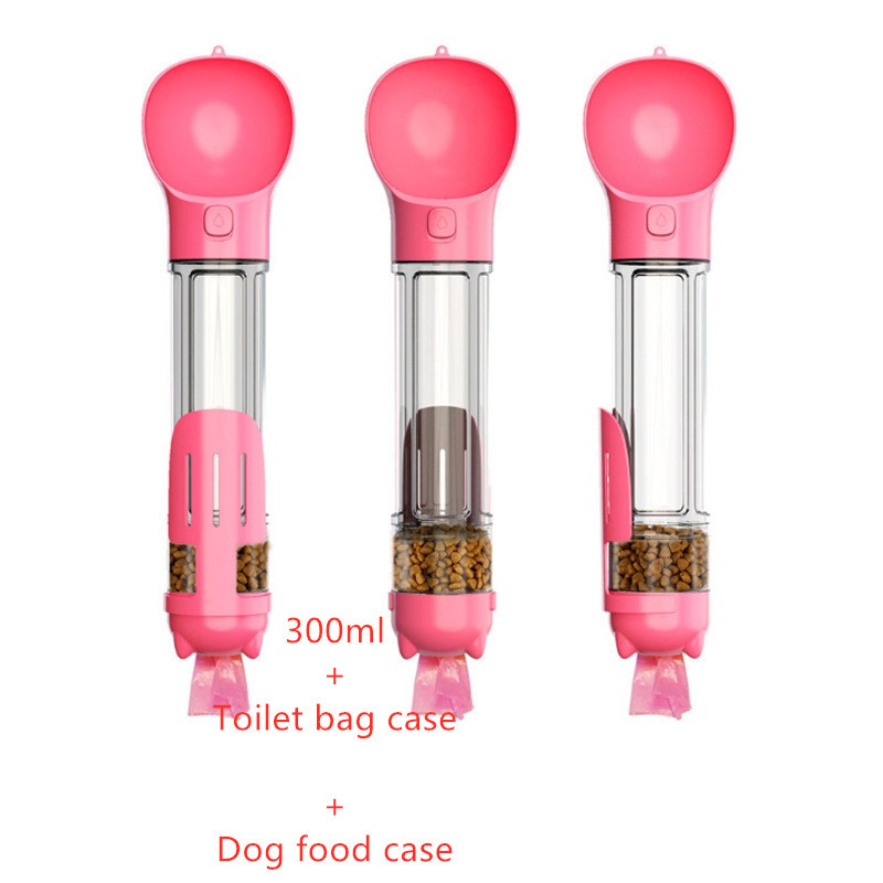 3-in-1 Portable Dog Water Bottle with Food Bowl & Bag Holder - Image 10