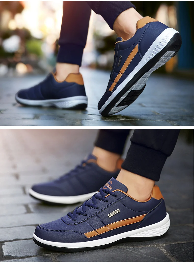 Casual Shoe Italian Breathable Leisure Male Sneakers - Image 3