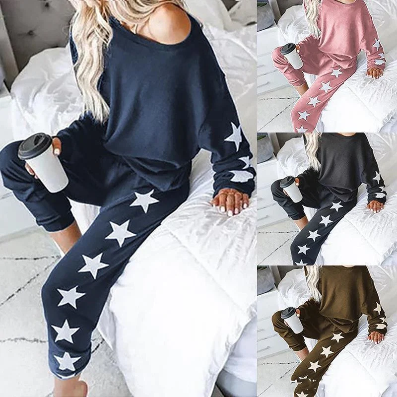 Casual Tracksuit Women 2 Piece Set Suit - Image 2