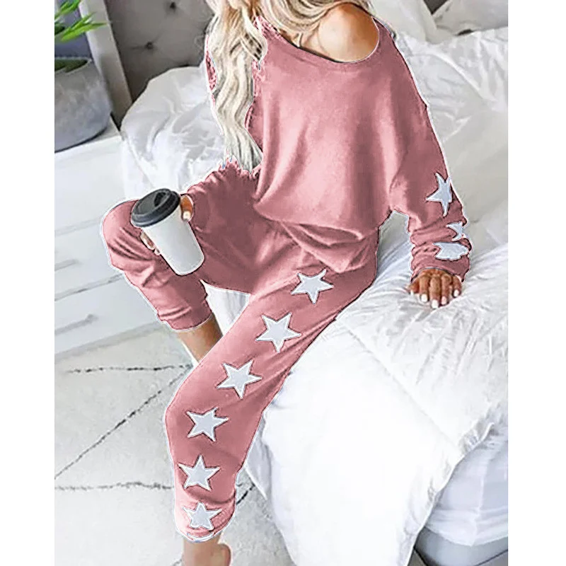 Casual Tracksuit Women 2 Piece Set Suit - Image 5