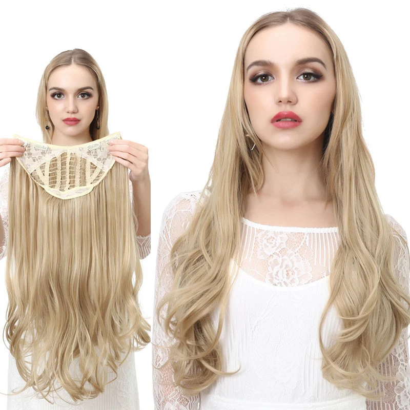 Wavy U Part Wigs for Women Clip in Hair Extension