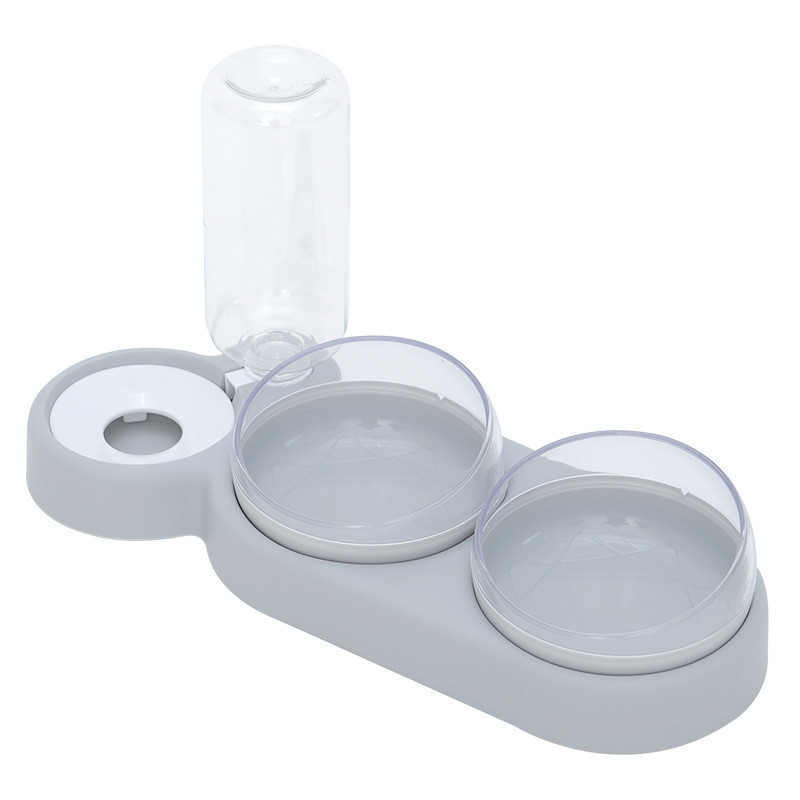 Pet Cat Bowl Automatic Feeder Dog Cat Food Bowl with - Image 2