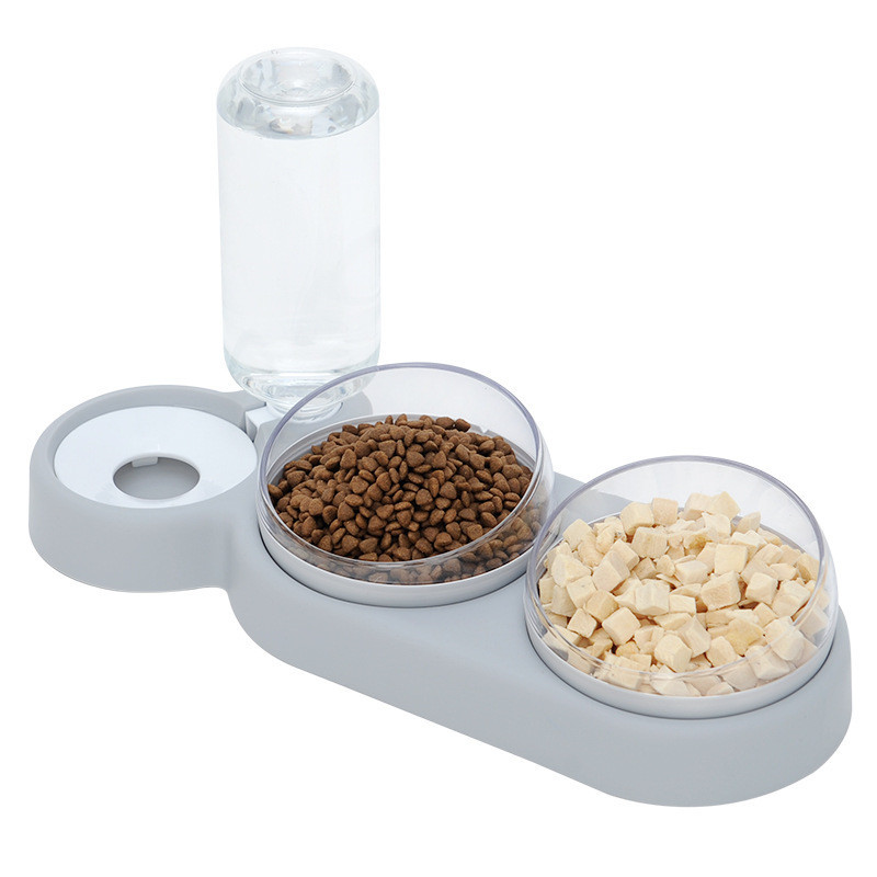 Pet Cat Bowl Automatic Feeder Dog Cat Food Bowl with - Image 6