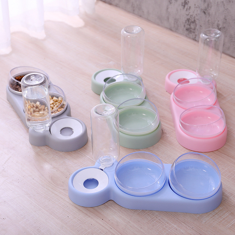 Pet Cat Bowl Automatic Feeder Dog Cat Food Bowl with - Image 8