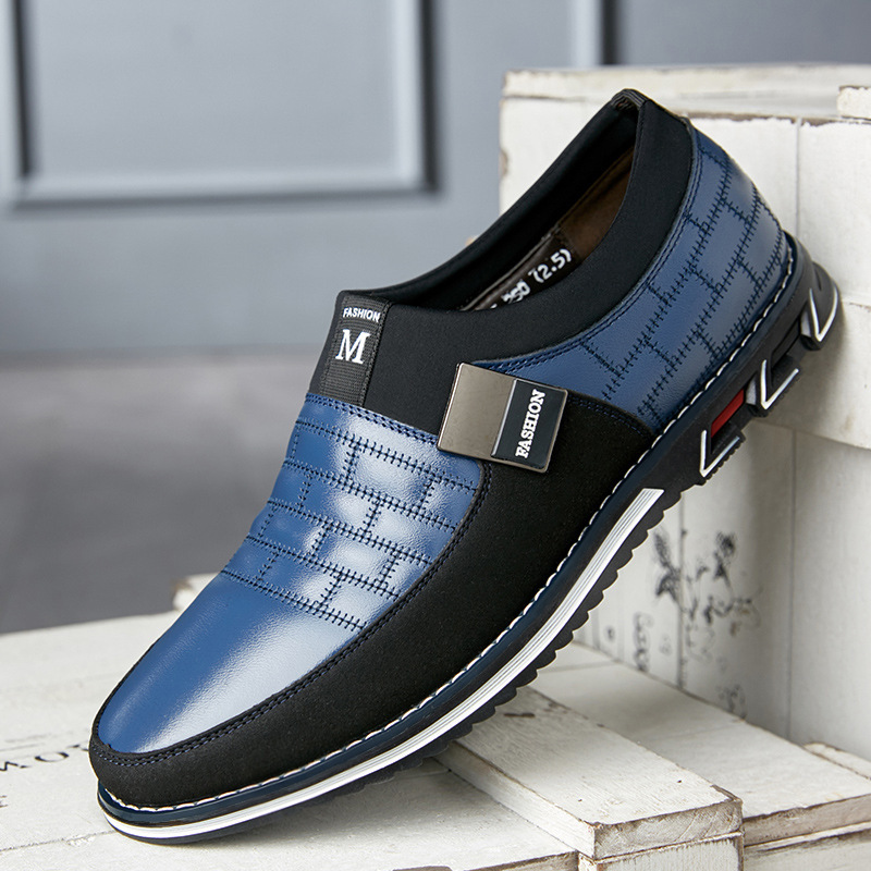 Large Size Leather Shoes Men Casual Leather Shoes Men - Image 6