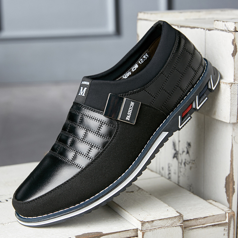 Large Size Leather Shoes Men Casual Leather Shoes Men - Image 4
