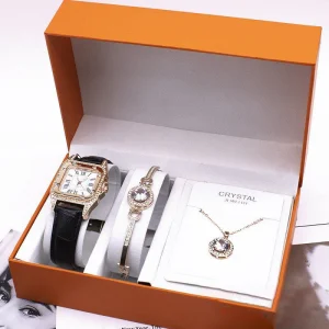 Wrist Watch Set Watches Women Necklace Bracelets