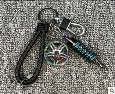 Car Trend Modified Wheel Shock Absorber Keychain Turbo - Image 4