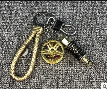 Car Trend Modified Wheel Shock Absorber Keychain Turbo - Image 5