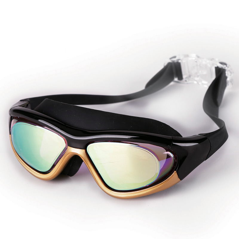 Large-Frame Swimming Goggles Flat Swimming Goggles