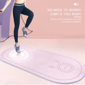 Fitness Mat Elasticity Rope Mat Durable Outdoor Yoga