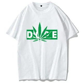 Hemp Leaf Dope Weed Rap Trend Hip Hop T-shirt Men''s