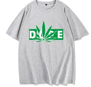 Hemp Leaf Dope Weed Rap Trend Hip Hop T-shirt Men''s - Image 3