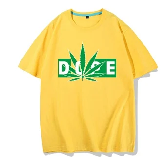 Hemp Leaf Dope Weed Rap Trend Hip Hop T-shirt Men''s - Image 4