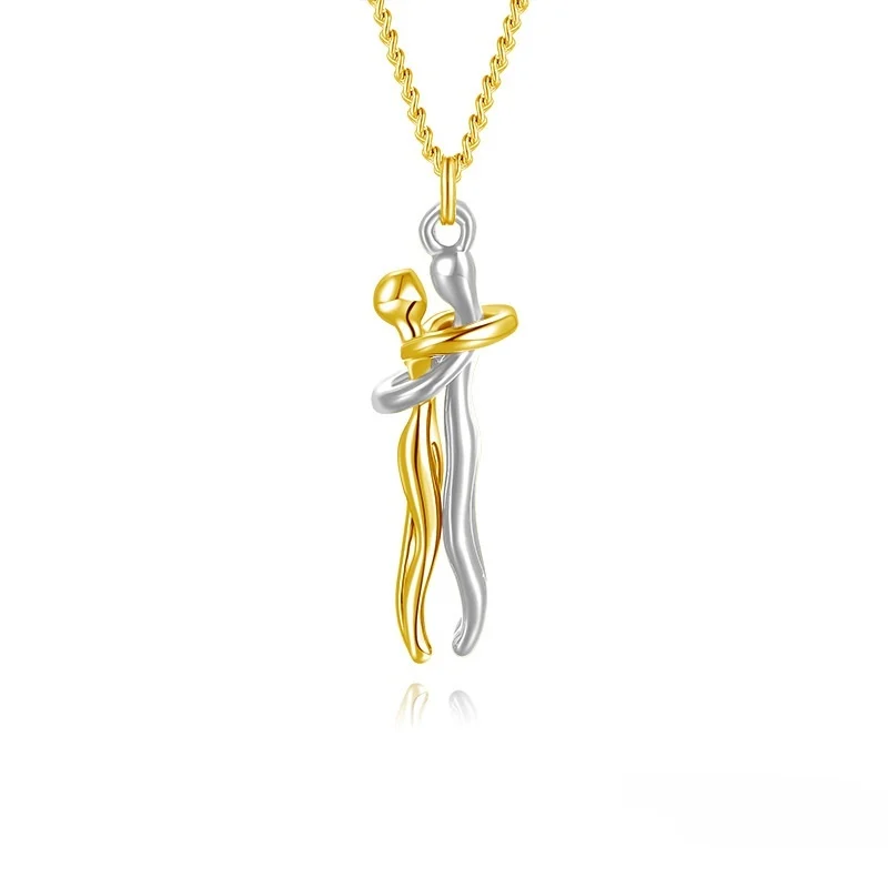 Affectionate Hug Necklace Couples Anniversary - Image 5