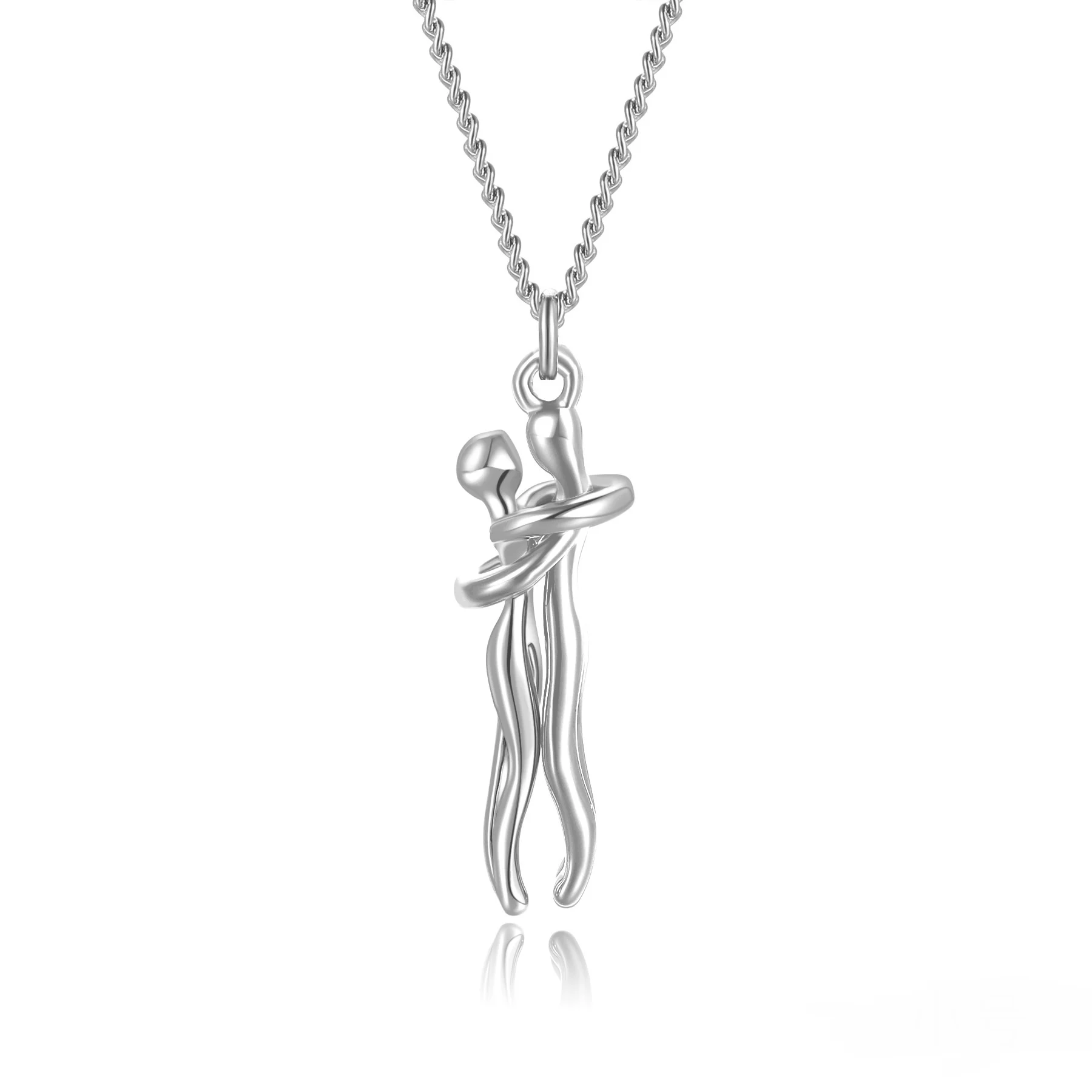Affectionate Hug Necklace Couples Anniversary - Image 9