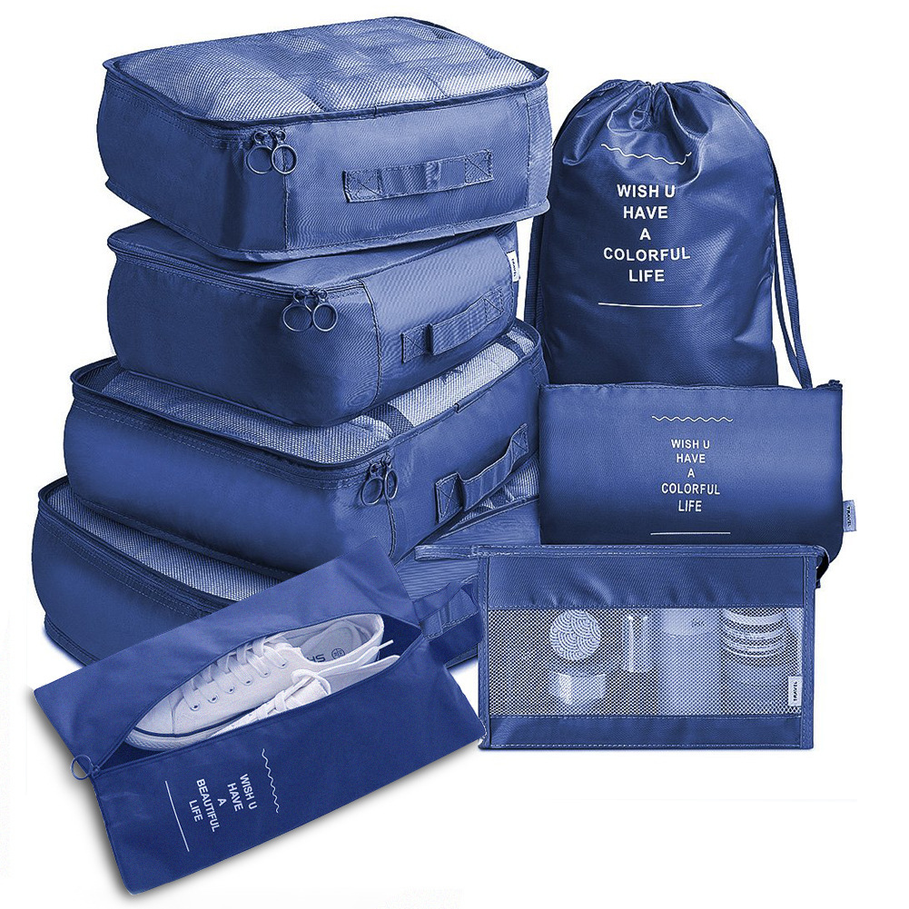 8-piece Set Luggage Divider Bag Travel Storage Clothes - Image 9
