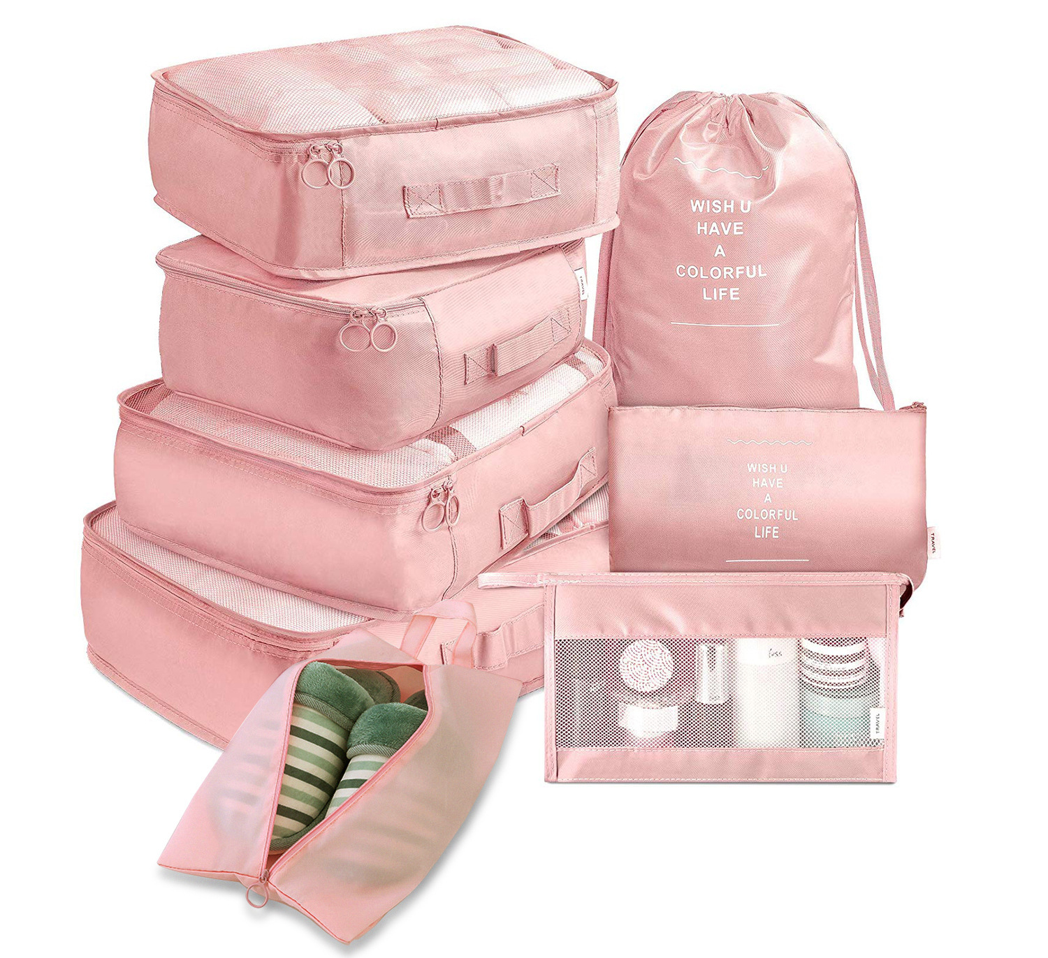 8-piece Set Luggage Divider Bag Travel Storage Clothes - Image 8