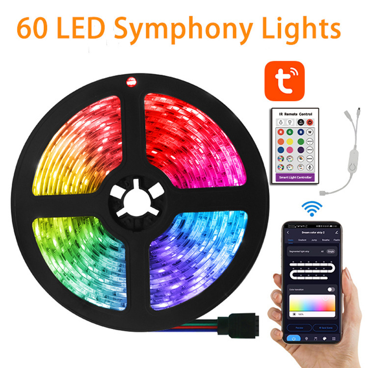 LED Strip Lights RGB 5050 Waterproof Flexible Ribbon - Image 2