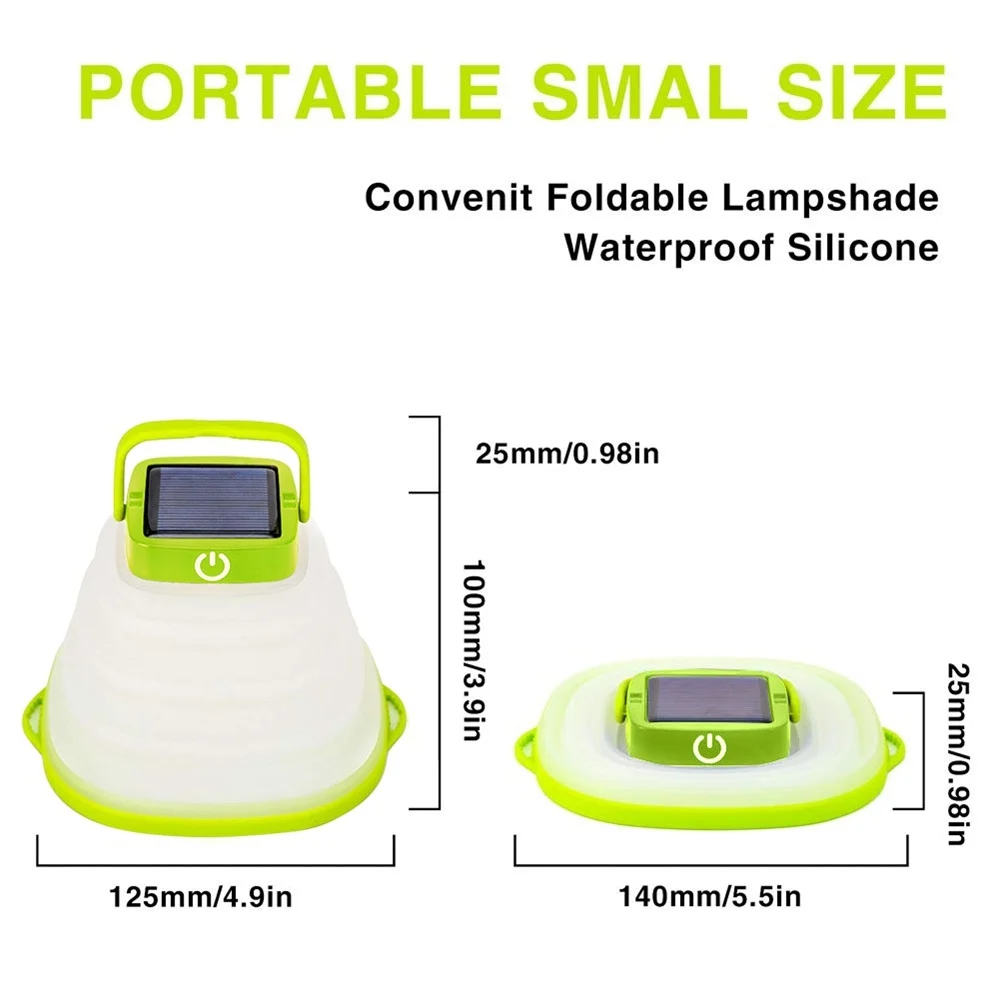 Collapsible Camping Light IP68 Waterproof Solar - Image 9