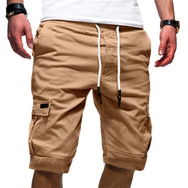 Men Casual Jogger Sports Cargo Shorts Military Combat - Image 3