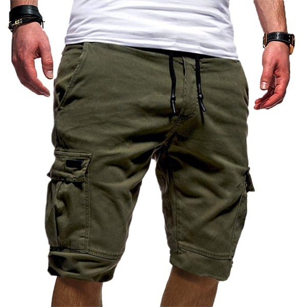 Men Casual Jogger Sports Cargo Shorts Military Combat - Image 5