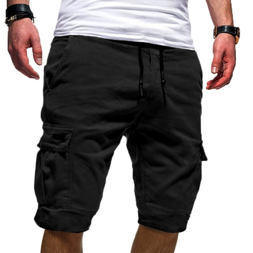 Men Casual Jogger Sports Cargo Shorts Military Combat - Image 4