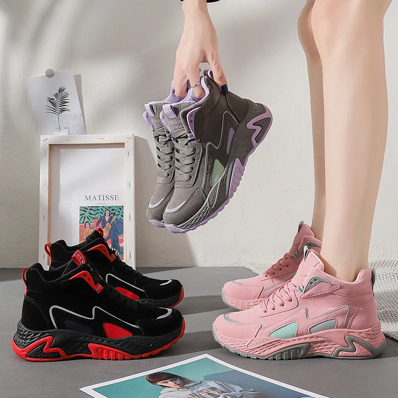 Leather Waterproof High Help Big Children 10 Autumn and - Image 4