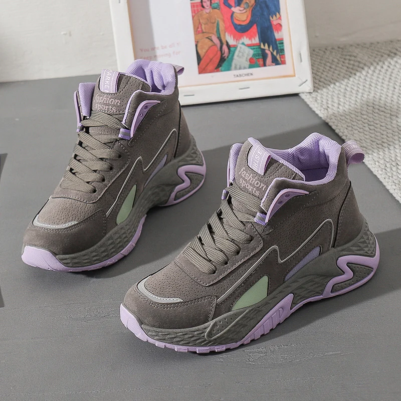 Leather Waterproof High Help Big Children 10 Autumn and - Image 5