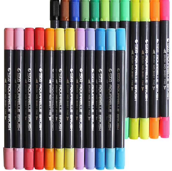 STA 80 Colors Set Water Based Ink Sketch Marker Pens