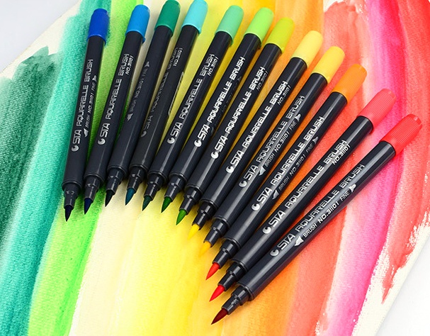 STA 80 Colors Set Water Based Ink Sketch Marker Pens - Image 4