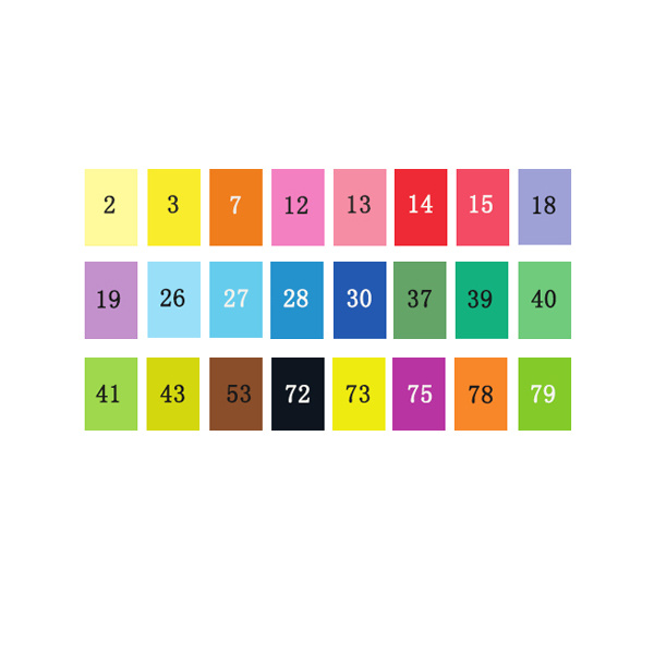 STA 80 Colors Set Water Based Ink Sketch Marker Pens - Image 6