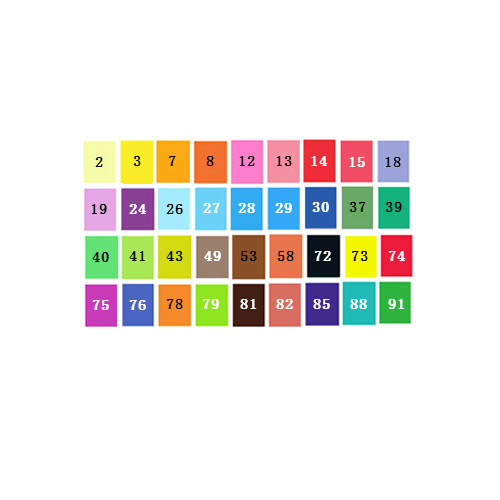 STA 80 Colors Set Water Based Ink Sketch Marker Pens - Image 7