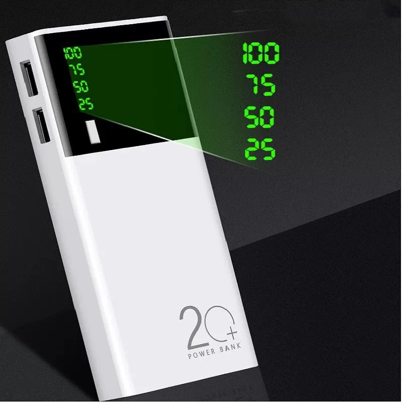 20000Mah Power Bank Black Rice Power Bank Power Bank - Image 2