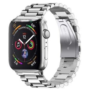 Smart Watch Band Stainless Steel Cylindrical Three-Bead
