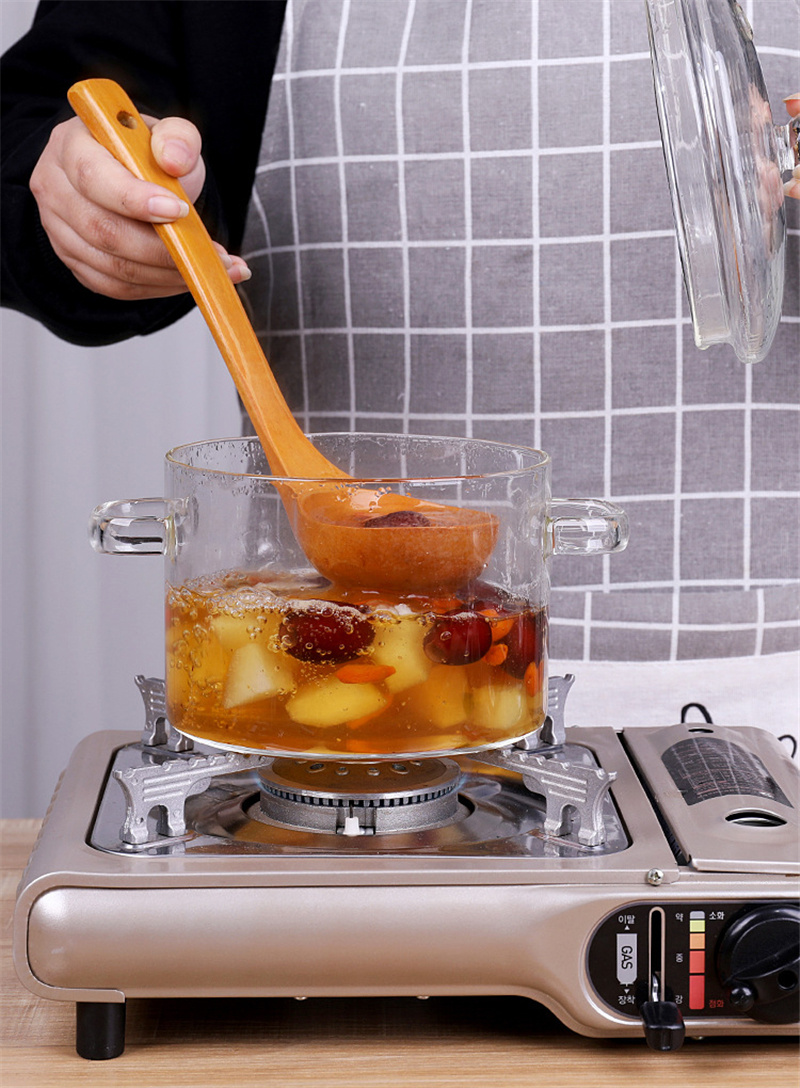 Glass Pot Stove Pot Kitchen Transparent Mini Soup Pot - Image 8