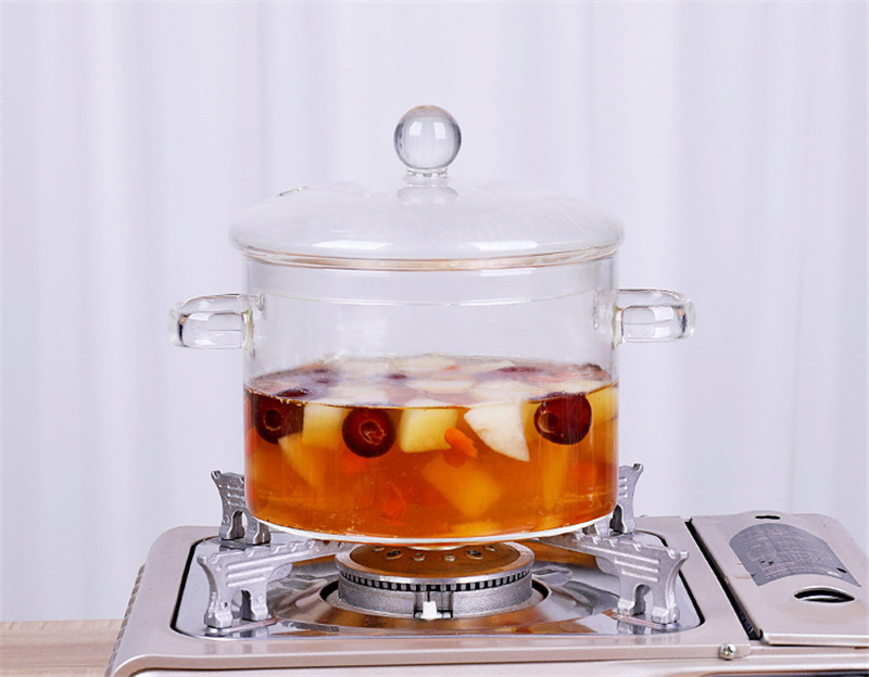 Glass Pot Stove Pot Kitchen Transparent Mini Soup Pot - Image 9