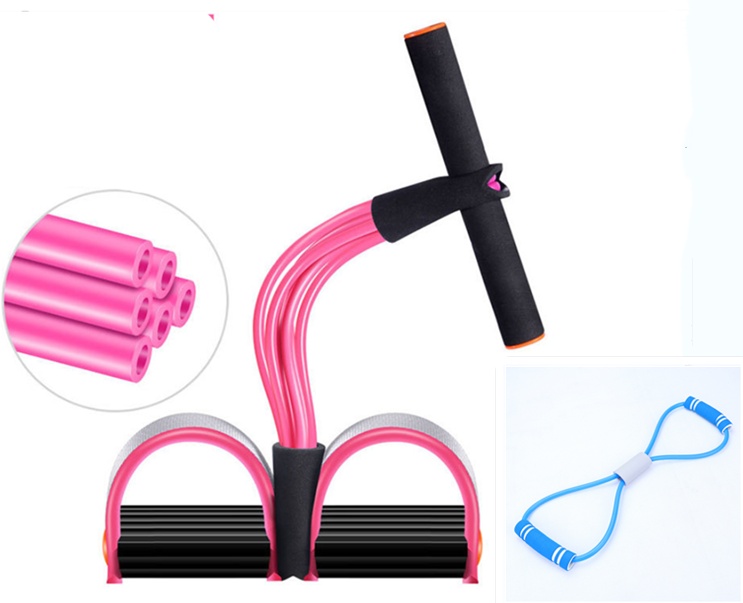 Natural Latex Foot Pedal Elastic Pull Rope with Handle - Image 9