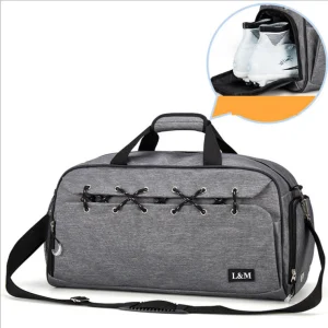 Sports Gym Bag Travel Duffel Bag with Shoes Compartment