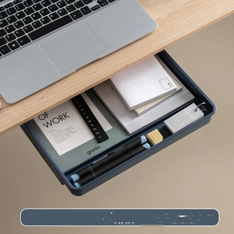 Under Desk Drawer Adhesive Storage Box for Office Pen - Image 3