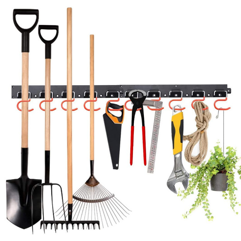 Wall Mount Hanger Garage Tool Organizer Heavy Duty Rack