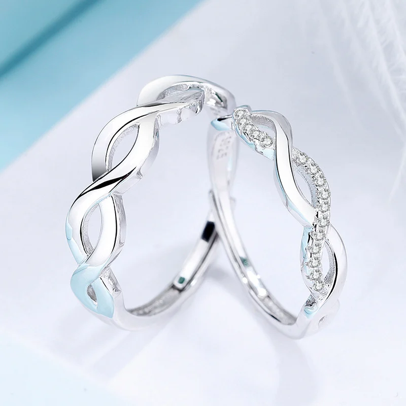 Sansheng III 925 Sterling Silver Couple Ring Japan and - Image 7