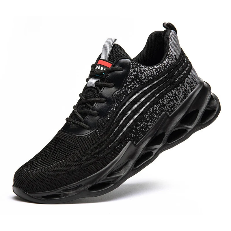 Men Work Safety Shoes Anti-Puncture Working Sneakers - Image 9